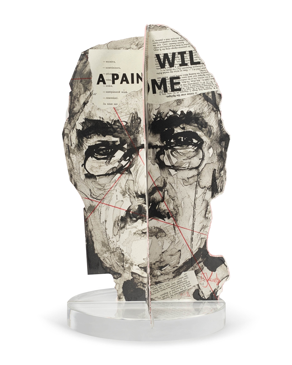 William Kentridge Head I (from the Four Paper Heads series) (2007