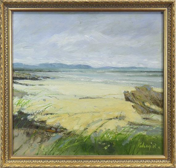 KILMORY SANDS, TOWARDS JURA by Robert Kelsey, 1985