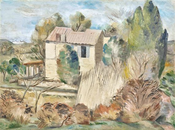 THE FRENCH FARM by Paul Nash, Executed in 1926