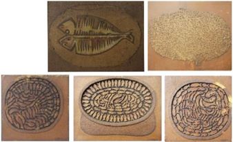 a.) “Daing” b.) “Pasimula” c.) “Isda sa Bakol” d.) “Isda Sa Bakol II” e.) “Isda Sa Bakol III” - Danilo O. Garcia