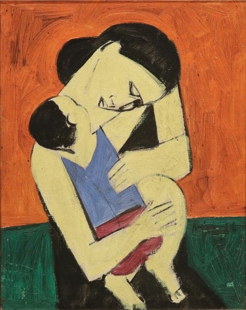 Mother and Child by Angelito Antonio, 1988