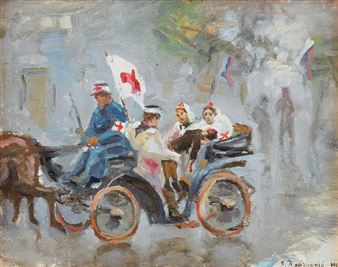 Red cross carriage - Wladimir G. Krikhatzkij