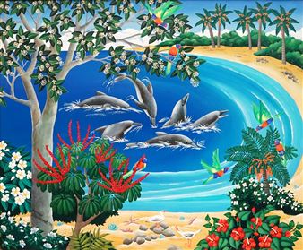 Dolphins at Play - Johanna Hildebrandt