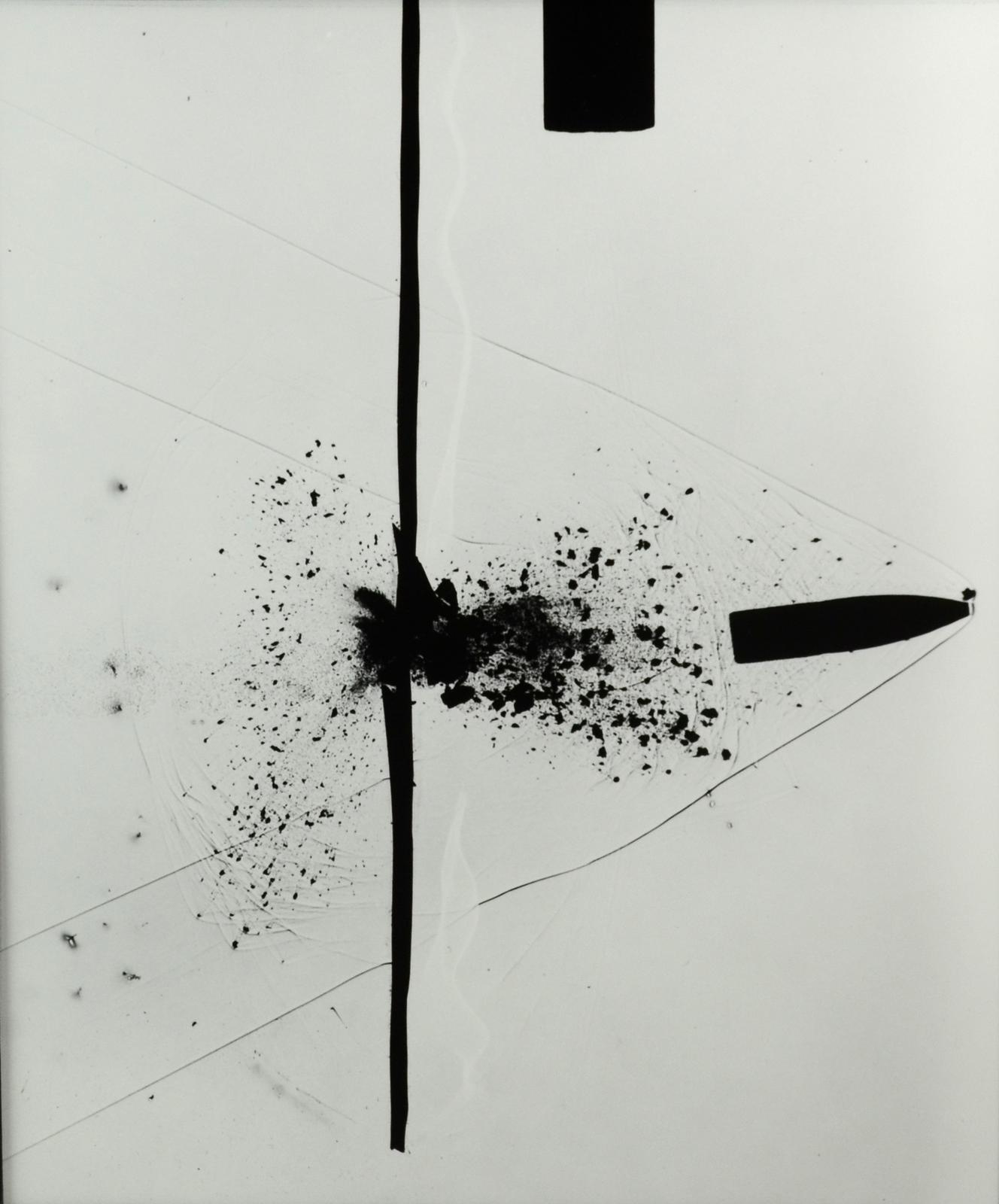 Bullet Through Plexiglas by Harold Eugene Edgerton