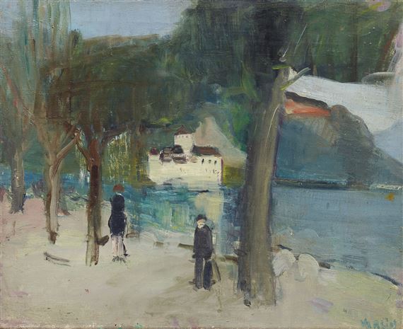 Promenade am Genfersee mit Schloss Chillon