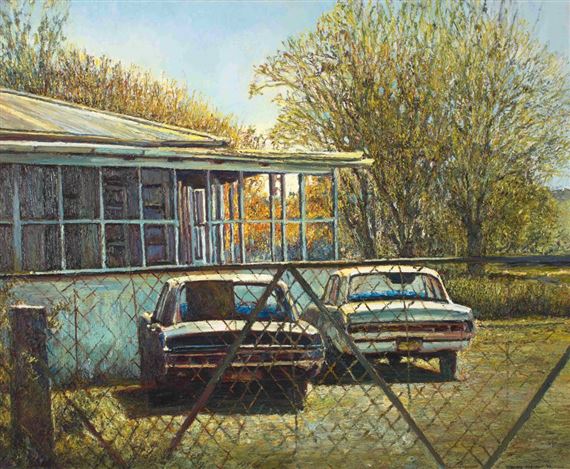 The Blue House, Standerton by Adriette Myburgh, 1999