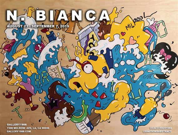 N. Bianca: Simpsons Abstracts - Gallery 1988 