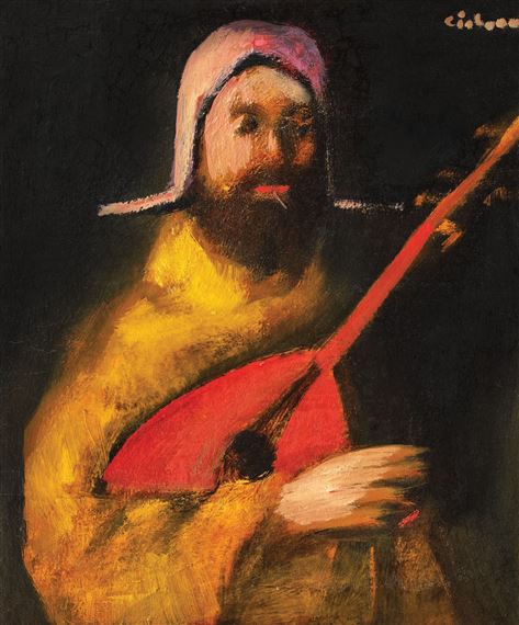 Selfportrait by Mircea Ciobanu, 1980