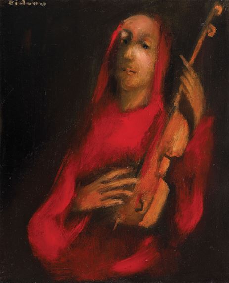 The Artist (The Minstrel) by Mircea Ciobanu, 1980