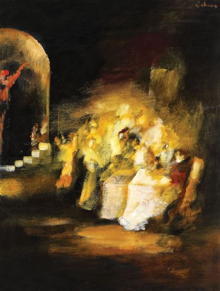 Ball Scene by Mircea Ciobanu, 1980