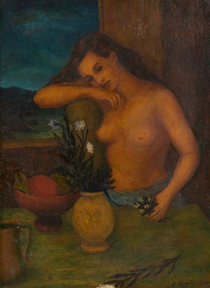 Figure Study by David Strachan, 1946