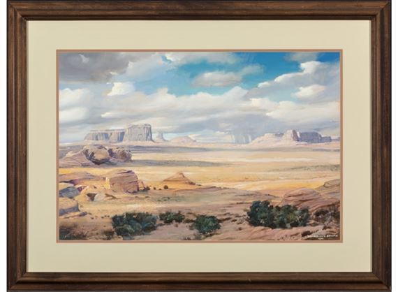 Buttes in the Distance by Andrew Karoly, Lajos Szántó‏, 1956
