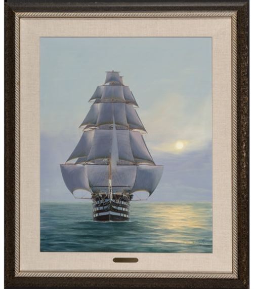 Pennslyvania-120 Gun Ship of the Line by Hans Skalagard, 1980