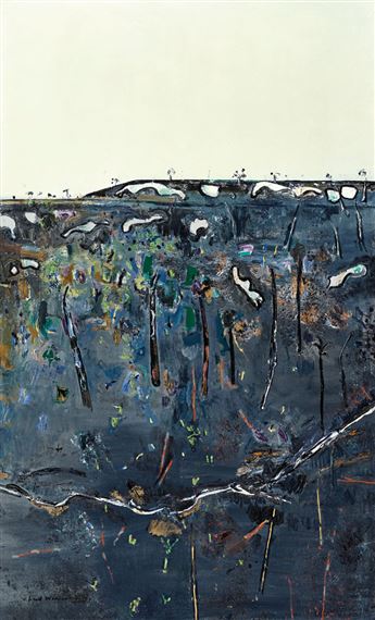 Mountain Creek, Mount Kosciusko by Fred Williams, 1976