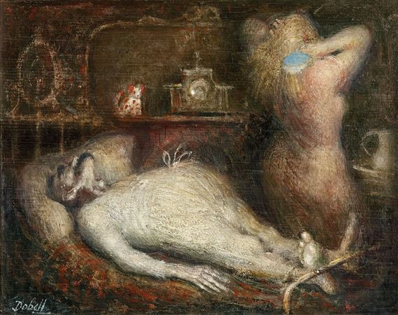 The Dead Landlord by William Dobell, 1936