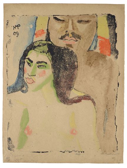 Mann und Weib (Weib und Mann) by Max Pechstein, 1909