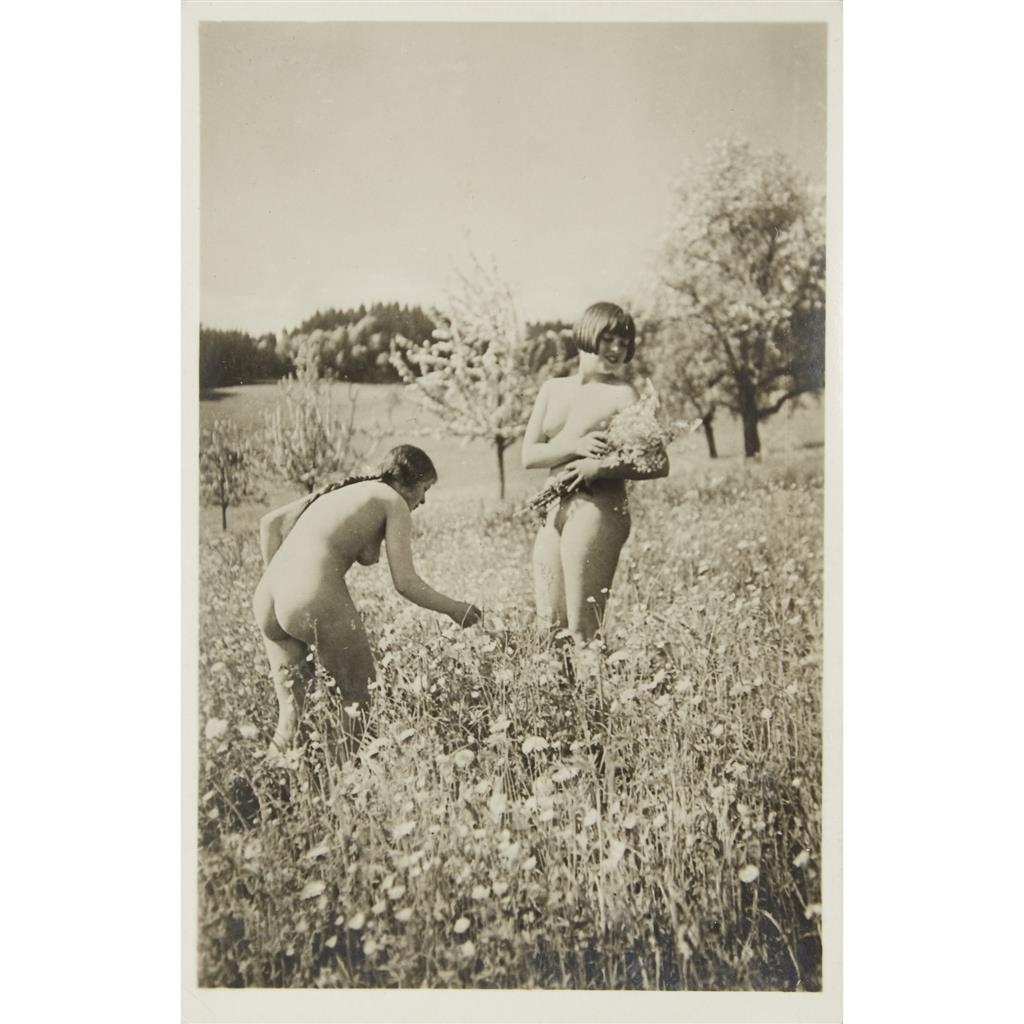 13 Works: Nudes in Outdoor Settings by Gerhard Riebicke, Circa 1925