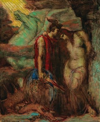 Perseus and Andromeda by Adolf Frey-Moock