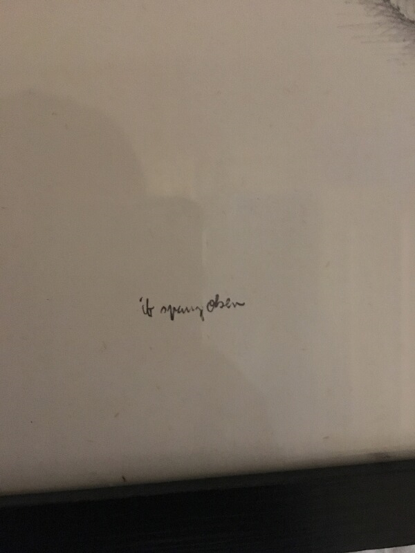 Artwork by Ib Spang Olsen, Three sleeping children, Made of Pen on paper