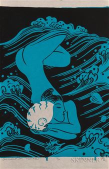 Mayumi Oda (b. 1941), Ancient Sea, Nautilus - Mayumi Oda