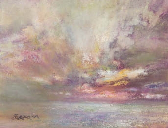 Artwork by Teruo Miyake, Luster (shine), Made of oil on canvas