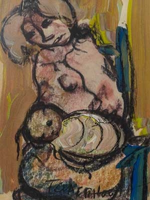 Mother & Child by Frans Claerhout