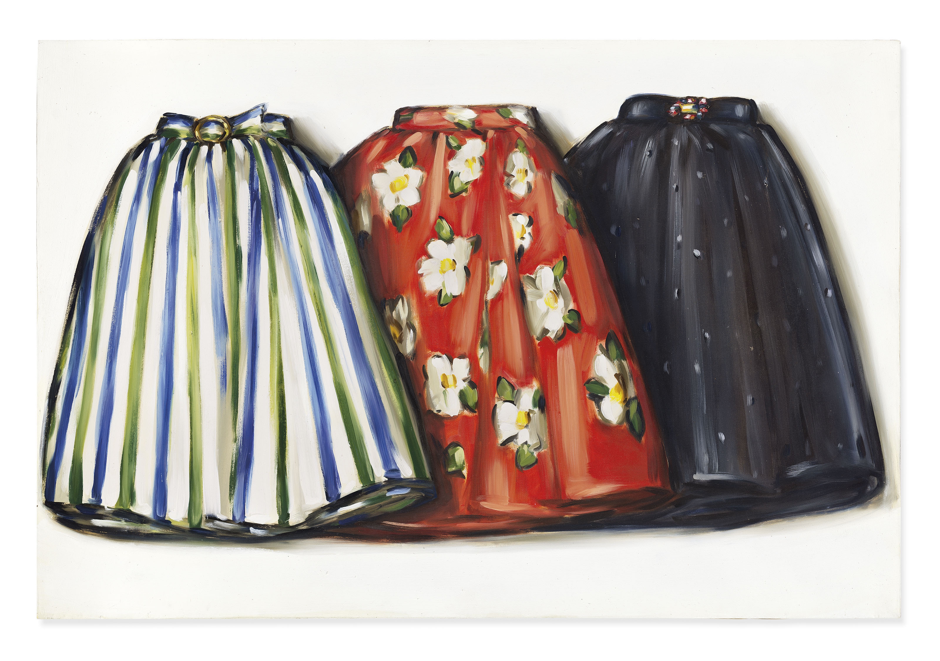 Lisa Milroy Three Skirts (1985) MutualArt