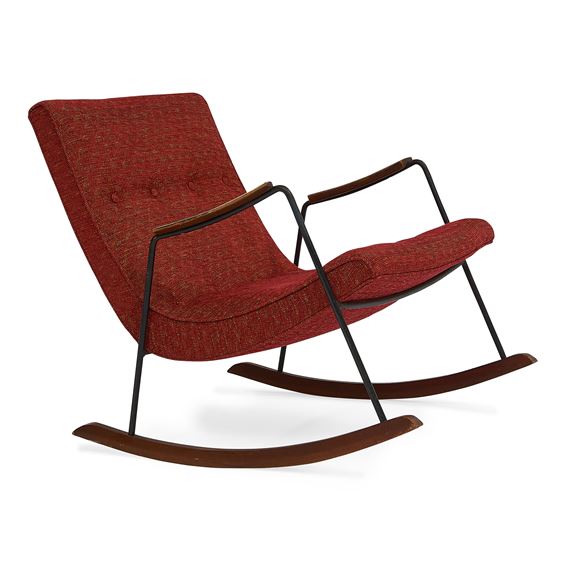 Milo Baughman | Scoop Rocking Chair | MutualArt