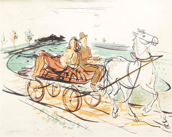 Nude on the car by Vojtěch Sedláček, 1937