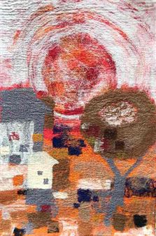 Sunny garden - Frantisek Šlegi(1921-1979)