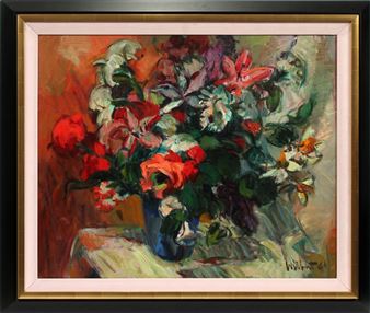 FLORAL STILL LIFE - Robert Wilbert