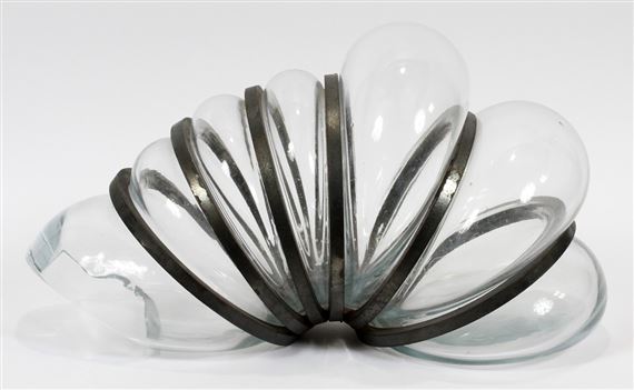 GLASS & STEEL SCULPTURE