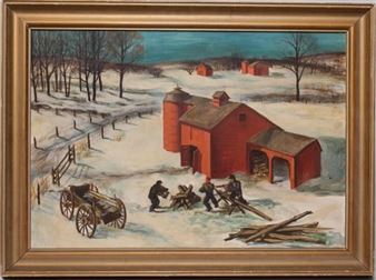Winter Scene - Sally Haley