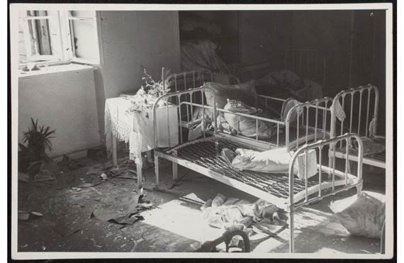 Seven Press Photographs from the Siege of Warsaw - Julien Bryan