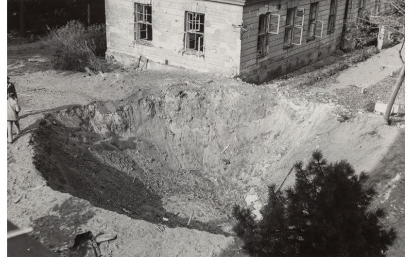 Artwork by Julien Bryan, Seven Press Photographs from the Siege of Warsaw, Made of Gelatin silver
