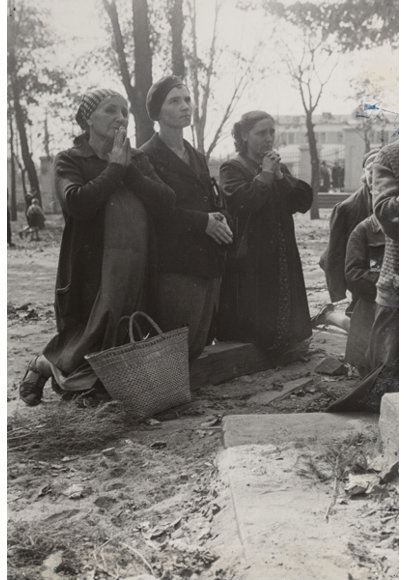 Artwork by Julien Bryan, Seven Press Photographs from the Siege of Warsaw, Made of Gelatin silver