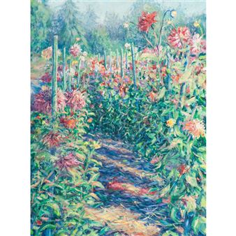 Garden Scene - M. Katherine Hurley