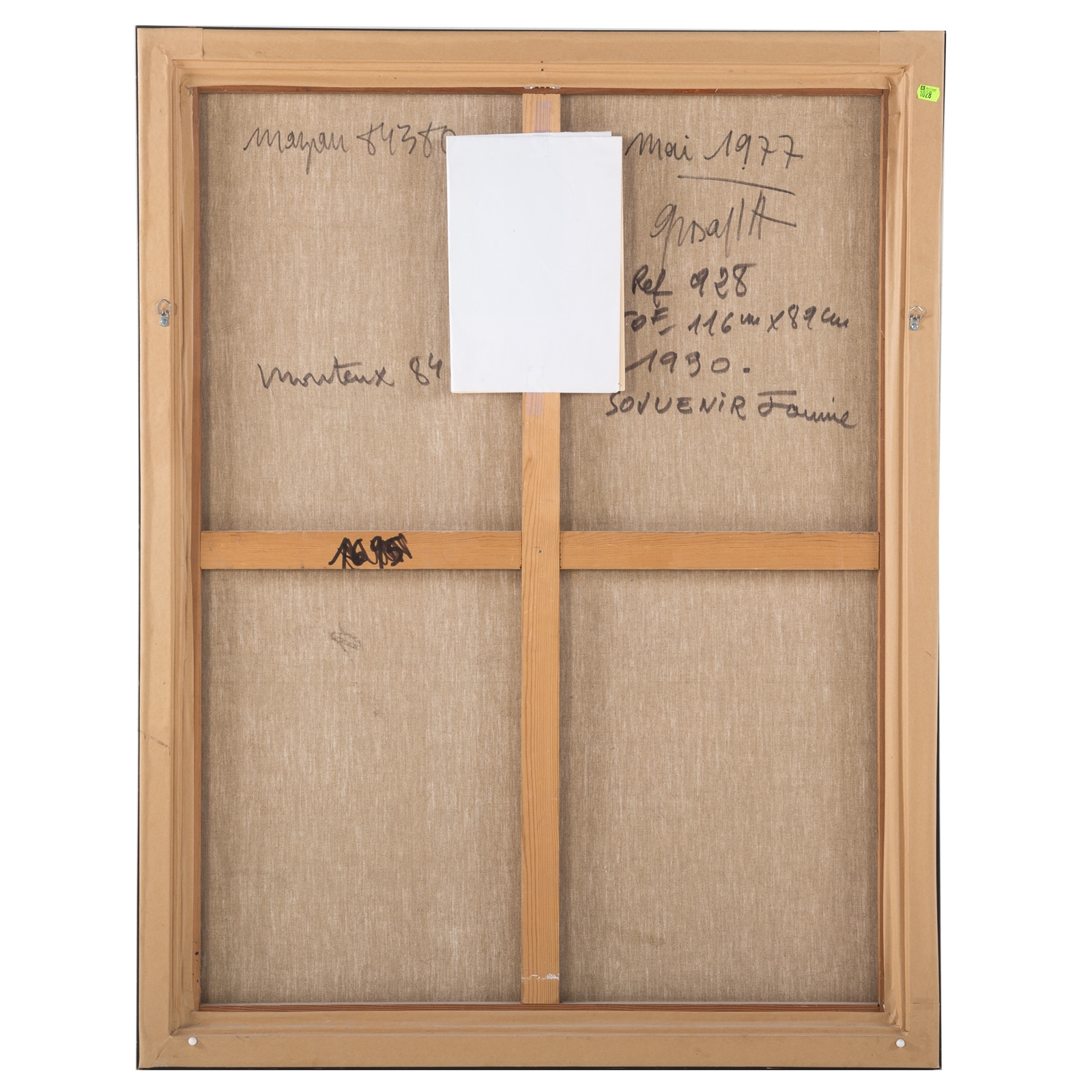 Artwork by Alain Grosajt, Alain Grosajt. Untitled Abstract, Made of Oil on canvas