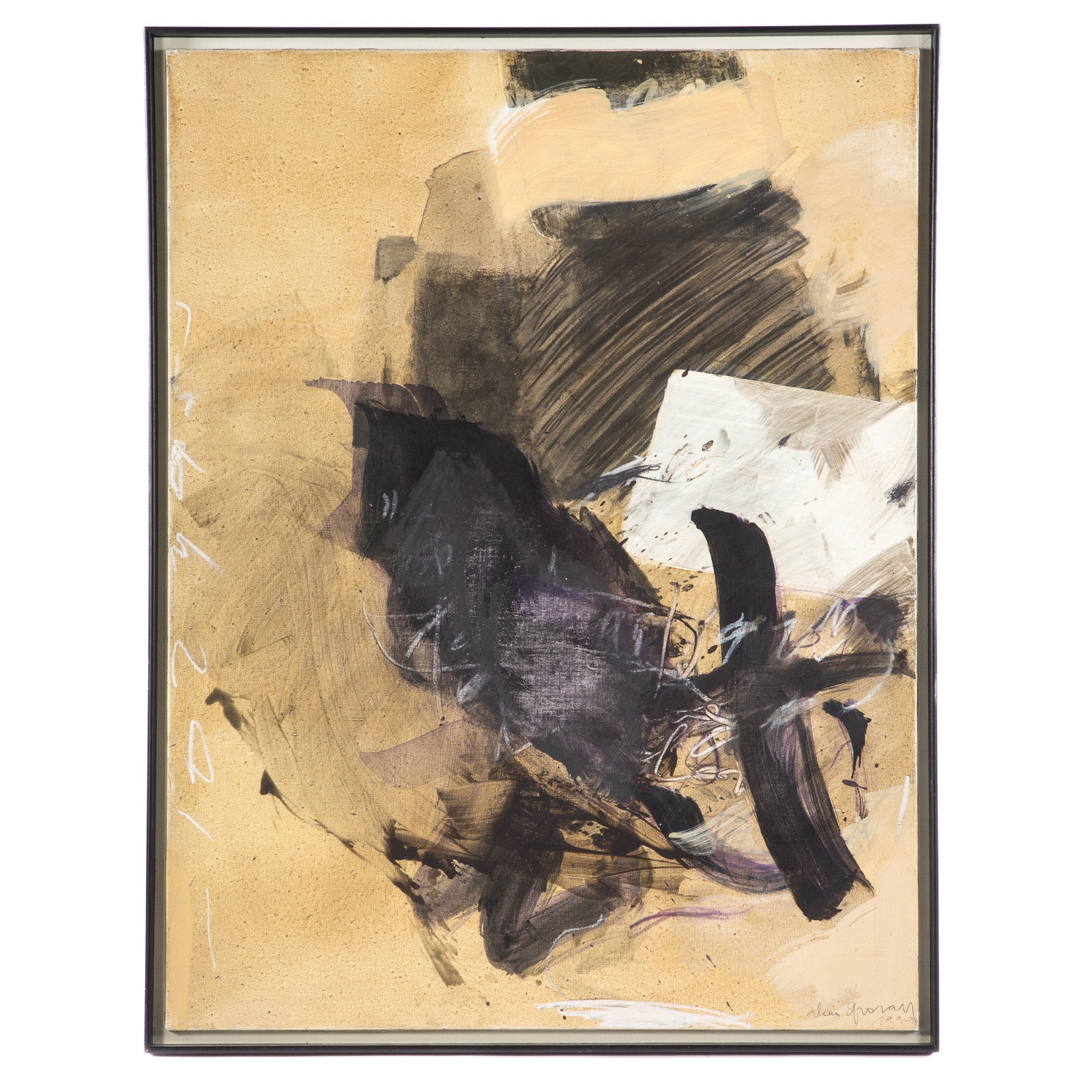 Artwork by Alain Grosajt, Alain Grosajt. Untitled Abstract, Made of Oil on canvas