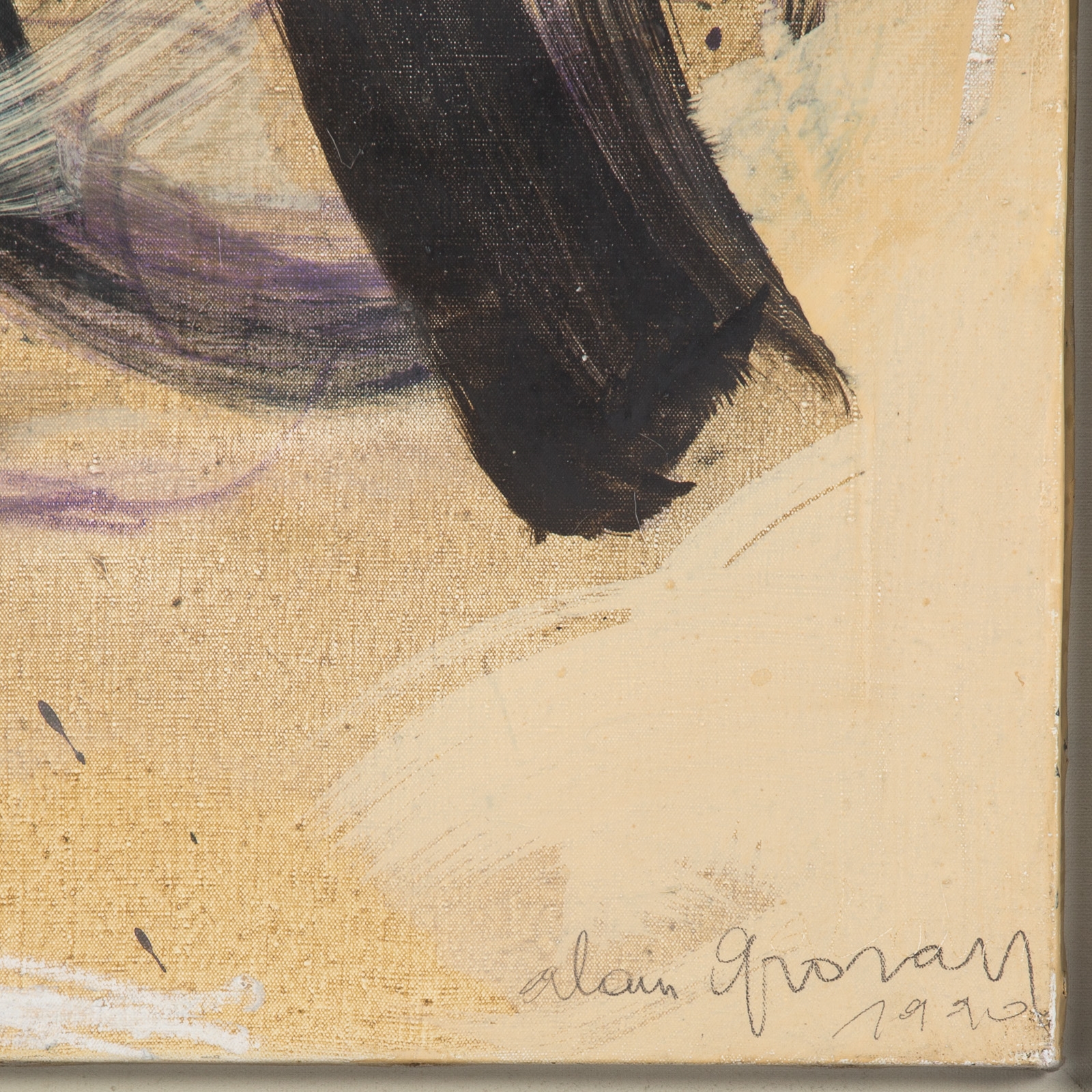 Artwork by Alain Grosajt, Alain Grosajt. Untitled Abstract, Made of Oil on canvas