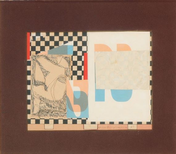 Komposition by Sven Herløv Hauptman, 1968