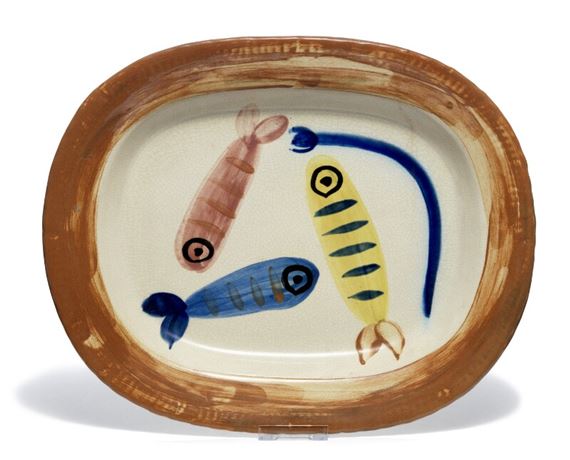 Pablo Picasso | “Quatre poissons polychromes” (1947) | MutualArt
