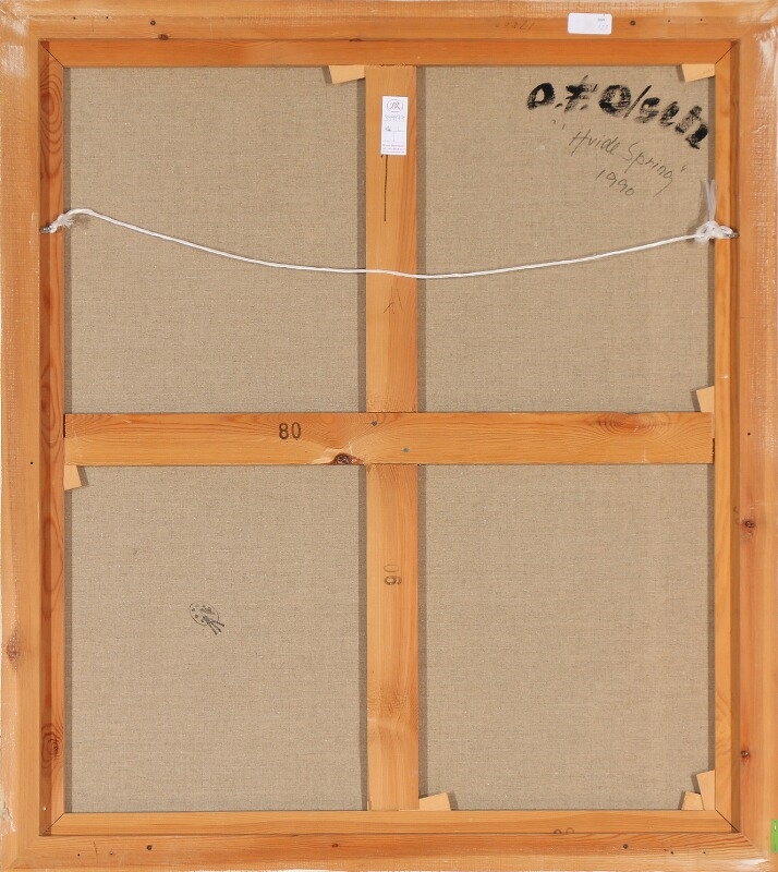 Artwork by Ole Frederik Olsen, “Hvide spring”, Made of Oil on canvas