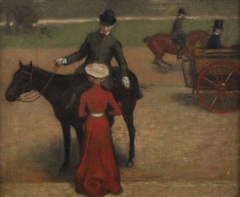 La promenade au bois - Ernest Rouart