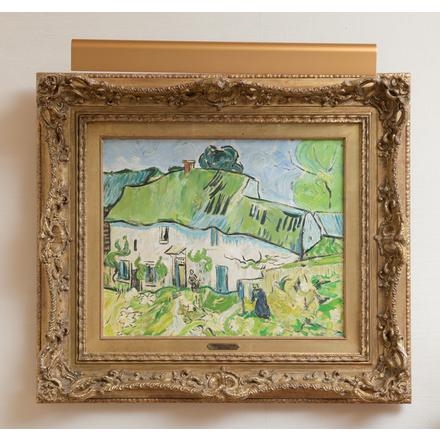 Two Works: Maison en Provence; "Saules au soleil couchant by Vincent van Gogh