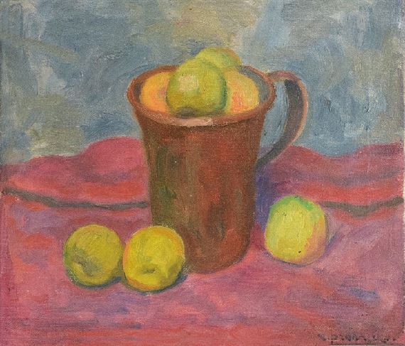 Martwa natura z jabłkami by Zbigniew Pronaszko