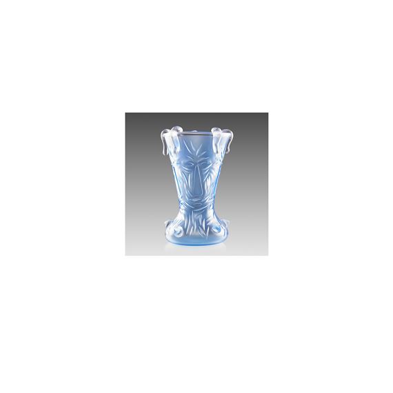 Fine large Waterford vessel, "Mostly Satisfied," Ireland, by Dan Dailey, 1999