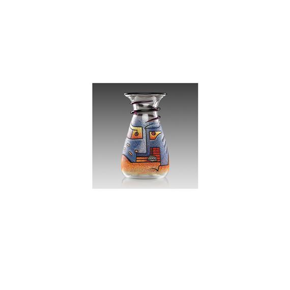 Mask Vase, "Robot," Kensington, NH, by Dan Dailey, 1990