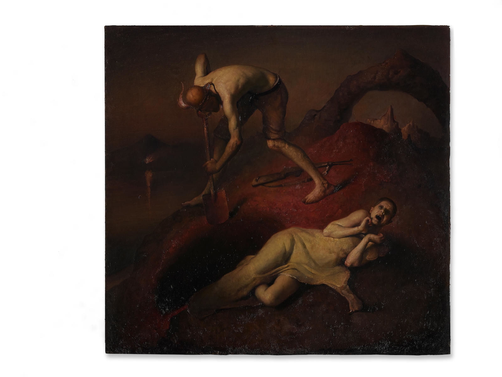 Buried Alive , 1995-1996 by Odd Nerdrum, executed in 1995-1996