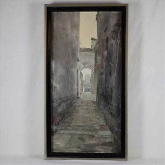 Zum Alten Bach führende Gasse - Dahu Hu